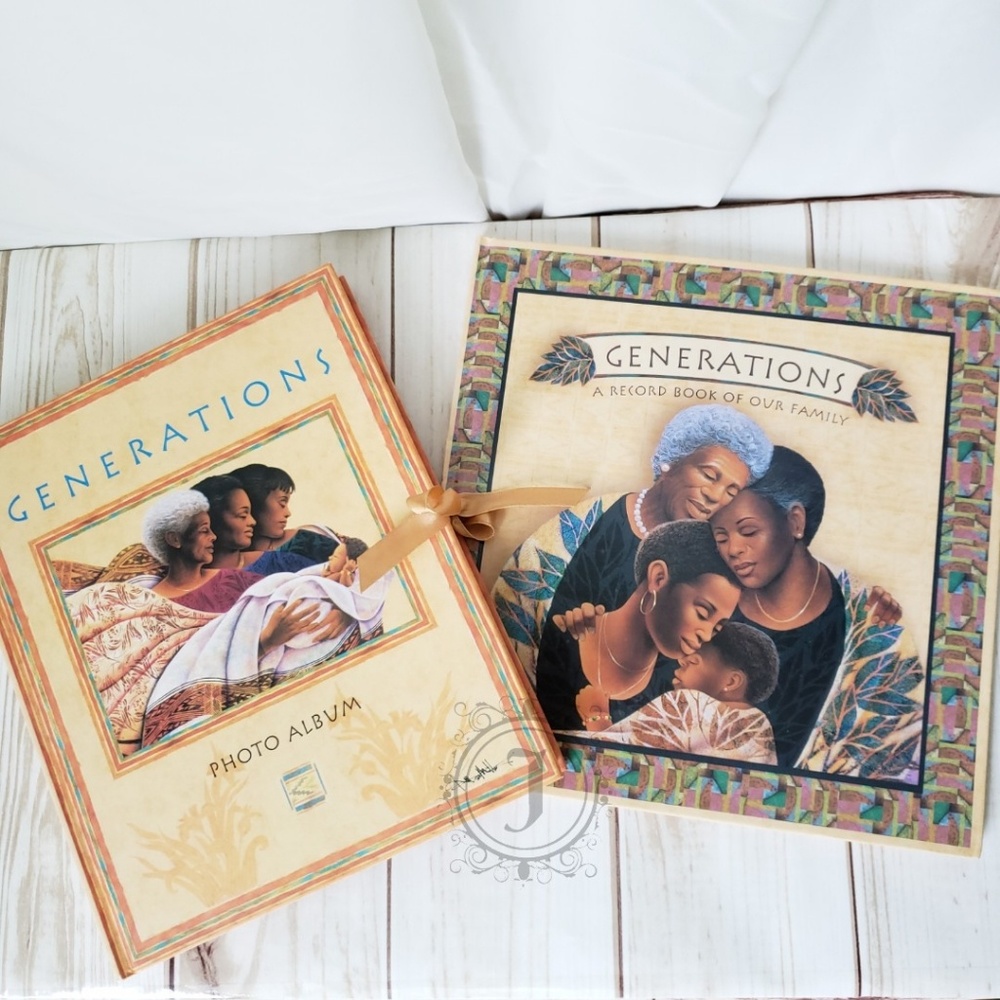 Generations Photo Album & Family Journal Set